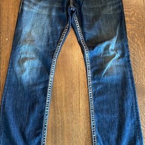 Silver mens jean 34x32